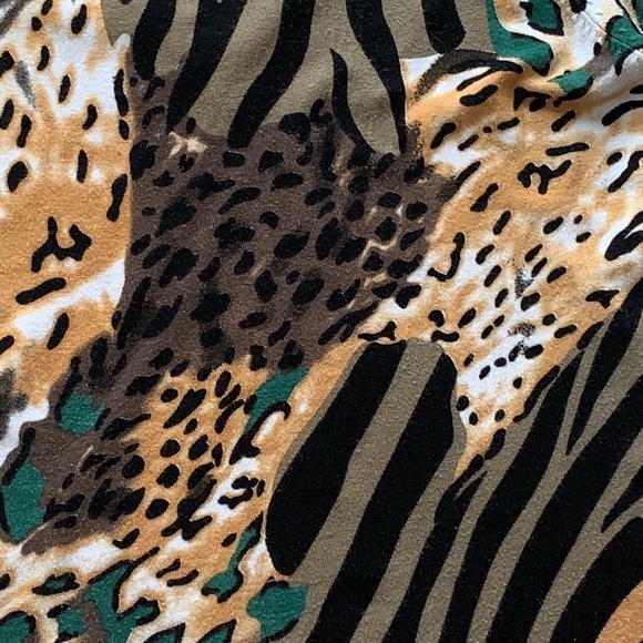 Elizabeth New York Animal print knit sweater - Picture 3 of 4